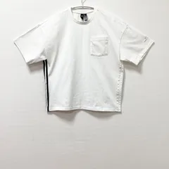 古着　美品　adidas　アディダス　半袖Tシャツ　ユニセックス　2Lサイズ　クルーネック　コットン　ホワイト　白　カジュアルウェア　ベーシック