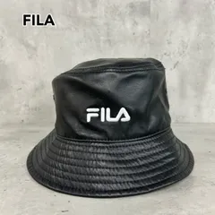 FILA フィラ 合成皮革 パケットハット ★ ■■