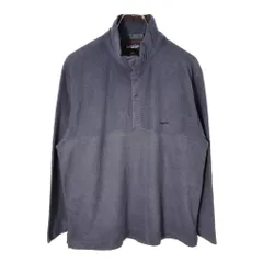 90年代 ポルトガル製 patagonia パタゴニア スナップT フリースジャケット アウトドア ネイビー(メンズ L)中古 古着 X2448
