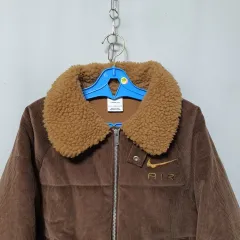 L165 NIKE エア レディース サーマフィット コーデュロイ クロップド ダウンジャケット L 22年式