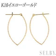 K10YG デザイン フープピアス