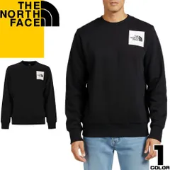 ノースフェイス THE NORTH FACE トレーナー スウェット メンズ 裏起毛 ボックスロゴ プリント 大きいサイズ ブランド おしゃれ 黒 ブラック FINE CREW SWEATSHIRT NF0A89EV