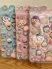 ちいかわ　お尻シール　3枚セット　シール交換　シール帳①