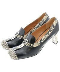 MARNI リングディティールスクエアトゥーレザーローファー 36 新品