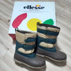 ellesse エレッセ スノーブーツ KD597 ジュニア キッズ 子供用 女性用 21cm 22cm ブラウン カーキ A01106 W