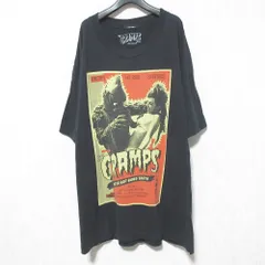 美品 HYSTERICS ヒステリックス THE CRAMPS ロング プリントTシャツ 0563CO06 サイズF ブラック レディース 古着 中古 USEDのサムネイル