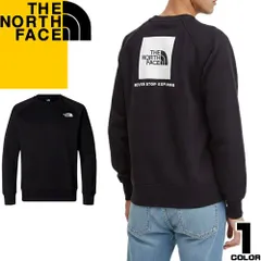 ノースフェイス THE NORTH FACE トレーナー スウェット メンズ 裏起毛 ボックスロゴ プリント 大きいサイズ ブランド おしゃれ 黒 ブラック RAGLAN REDBOX SWEATSHIRT NF0A89FA