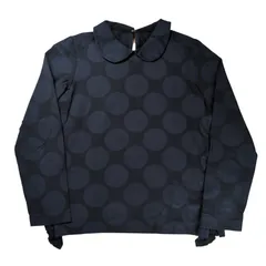 "tricot COMME des GARCONS" 2021AW  Polka Dots Round Collar Frill Blouseのサムネイル