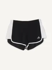 アディダス ブラック/白 ハーフパンツ