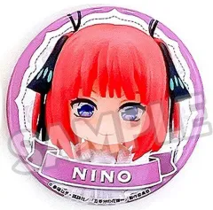 【中古】バッジ・ビンズ 中野二乃 「五等分の花嫁∽ ねんどろいどぷらす トレーディング缶バッジ」