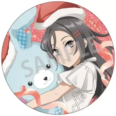 【中古】バッジ・ビンズ ミニスカサンタ 「青春ブタ野郎はサンタクロースの夢を見ない トレーディンググリッター缶バッジ/うさぬいだっこ」