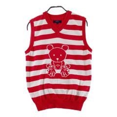キャロウェイ】Vネック スター ボーダー ゴルフ ニット ベスト クマ M