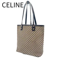CELINE セリーヌ マカダム柄 トートバッグ ハンドバッグ ヴィンテージ