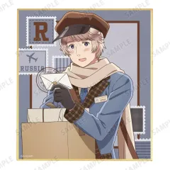 【中古】紙製品 ロシア 「アニメ ヘタリア World★Stars アニメイトフェア in 2025 描き下ろし 郵便屋ver. トレーディングミニ色紙」