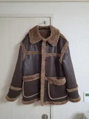 リバーシブル オーバーサイズ ムートン/原価以下