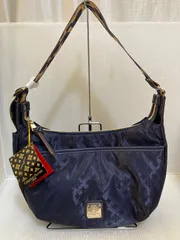 CHRISTIAN OLIVIER 2way バッグ ネイビー 総柄