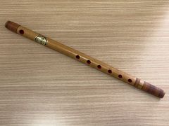篠笛 獅子田流竹水七本調子六穴天地籐巻自然色仕上 特別価額13,800円を