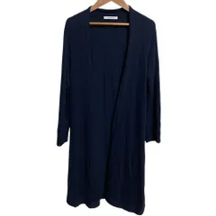 美品 ANAYI アナイ ロング ニットカーディガン サイズ38 ネイビー レディース 古着 中古 USED