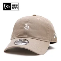 ニューエラ【ＮＥＷ ＥＲＡ】9TWENTY MLB バッターマンロゴ メタルバックル サンディエゴ・パドレス アッシュブラウン キャップ 920 ミニロゴ 帽子 ユニセックス