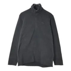 00年代 patagonia パタゴニア Capilene キャプリーン ハーフジップ フリースジャケット アウトドア ブラック(メンズ S)中古 古着 X2464