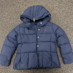 120 ポロ キッズ ダックダウン ダウン アウター 120サイズ ネイビー