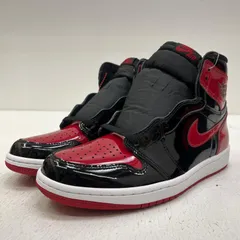 【加古川店】 中古 NIKE | ナイキ スニーカー Air Jordan 1 High OG 'Patent Bred' 555088-063 ブラック 26.5cm 【126】