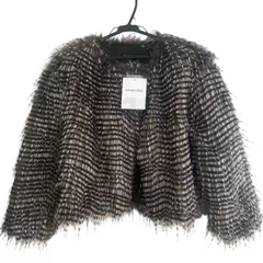 Le phare de la baleine ル・ファールドゥラバレンヌ ファーコート ブラウン レディース Mサイズ【DD132】