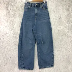 AS KNOW AS PINKY アズノウアズピンキー バギー デニム パンツ ブルー Mサイズ □□