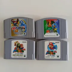 64　ニンテンドー64　ゲームカセット　まとめ売り　マリオ　ポケモンスタジアム　4点セット #m00126