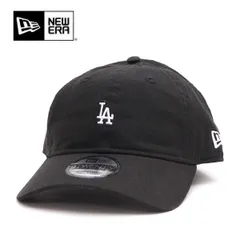 ニューエラ【ＮＥＷ ＥＲＡ】14668024 9TWENTY MLB バッターマンロゴ メタルバックル ロサンゼルス・ドジャース ブラック キャップ 920 ミニロゴ 帽子 ユニセックス