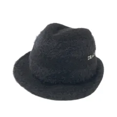 DANCE WITH DRAGON ダンスウィズドラゴン  中折れハット ウール混 ボーダー柄 ブラック系 99(F) [240101607687] ゴルフウェア ストスト