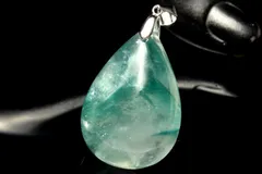 【１点物】シルバー925◇AA+高品質 フックサイトシリカ　31x22mm　ドロップ ペンダントトップ パワーストーン 天然石 _PC9004