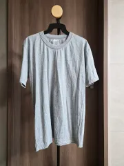 (新品)グレー メンズ 半袖 Tシャツ XL