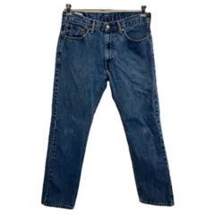 Levi's 505 デニムパンツ W33 ブルー リーバイス ジップアップ アメカジ ジーンズ デニム コットン 2601-362