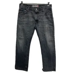 メキシコ製 Levi's 505 デニムパンツ W34 ブラック リーバイス ジップアップ アメカジ ジーンズ デニム コットン 2601-371