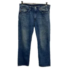 Levi's 514 デニムパンツ W34 ブルー リーバイス ジップアップ アメカジ ジーンズ デニム コットン 2601-376