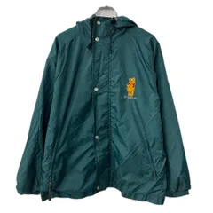 The Disney Store ナイロンジャケット M グリーン ディズニー キャラクター くまのプーさん POOH ジップアップ アウター 秋物 a801-5992