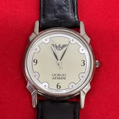 GIORGIO ARMANI 時計　本革　メンズ　レディース　ジョルジオアルマーニ　腕時計のサムネイル