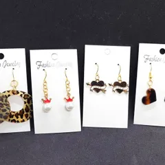 ピアス フック式  4点セット販売　ハンドメイド