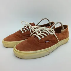 VANS バンズ Authentic オーセンティックスニーカー スエード メンズ US8.5 赤茶色 F-14-7