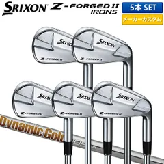 カスタムスペック ダンロップ スリクソン Z-FORGED II アイアンセット 5本組(6-P) ダイナミックゴールド105 スチールシャフトのサムネイル