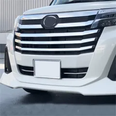 送料無料 2019-2021年式 トヨタ Roomy 専用 前下中網飾條 ABS電鍍シルバー 1点セット