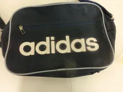 【TAKA63-37】◇adidas アディダス ショルダーバッグ スポーツバッグ  ネイビー