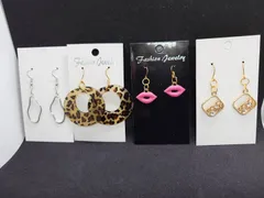 ピアス フック式４点セット　ハンドメイド