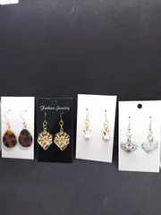ピアス フック式 4点セット　ハンドメイド