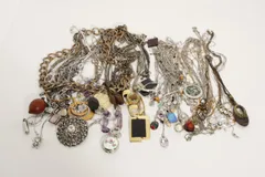 Bk2552 シルバー系 ネックレス アクセサリー 大量 まとめ売り 約861g 量り売り 現状品 ヴィンテージ ジュエリー