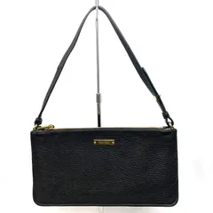【ABランク】　miumiu　ミュウミュウ　ハンドバッグ　レザー　ブラック　ポーチ　（56358）