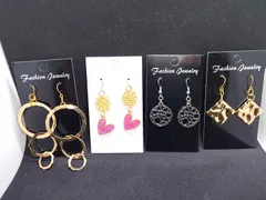 ピアス フック式  4点セット販売　ハンドメイド