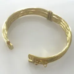 ブレスレット　バングル　ゴールド　金色　ヴィンテージ調