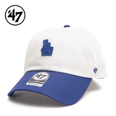 ’47【フォーティーセブン】14920544 B-TCBRT02CNS クリーンナップ ロサンゼルス・ドジャース 2-Tone サンドストーン ベースランナー ロイヤルバイザー キャップ サイズ調整可能 帽子 ユニセックス
